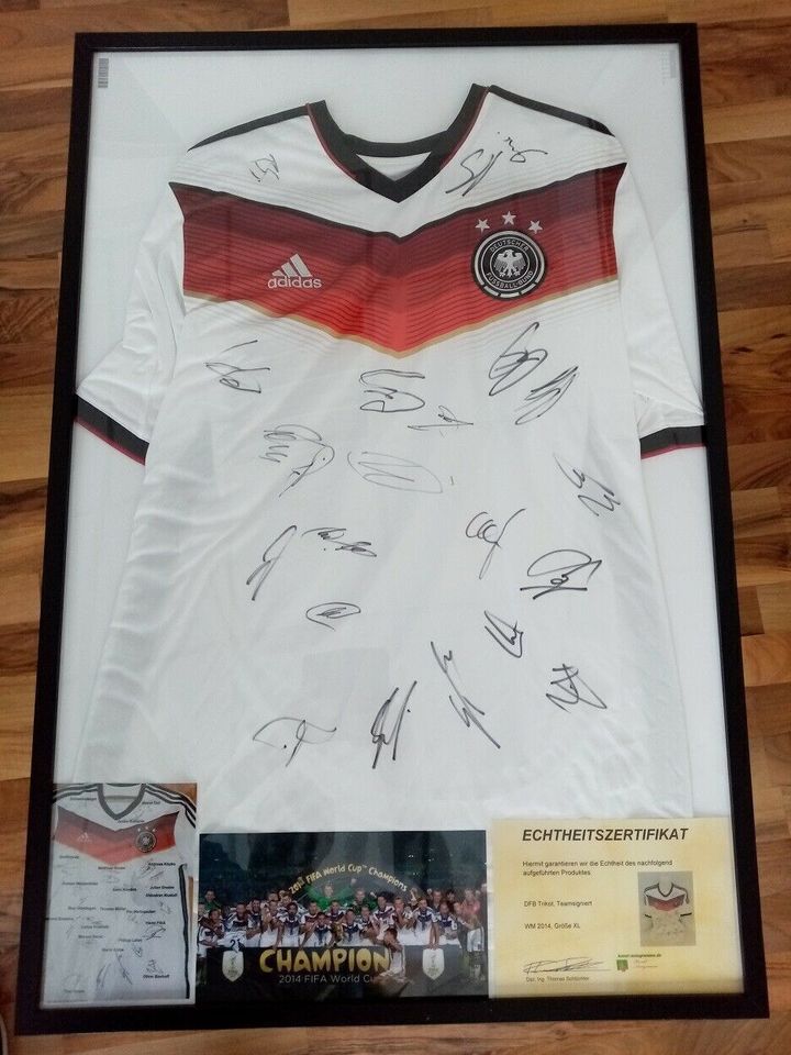 Deutschland Trikot EM 2008 Teamsigniert COA DFB Adidas Neu XXL in Lünen