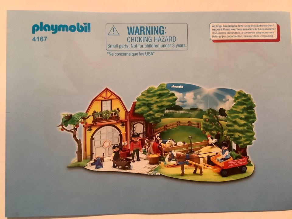 Playmobil Adventskalender Bauernhof 4167 vollständig, Top Zustand in Regensburg