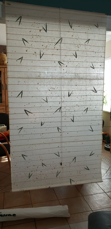 Original japanisches Plissee Raffrollo (Seidenpapier, Bambus) Neu in Jena