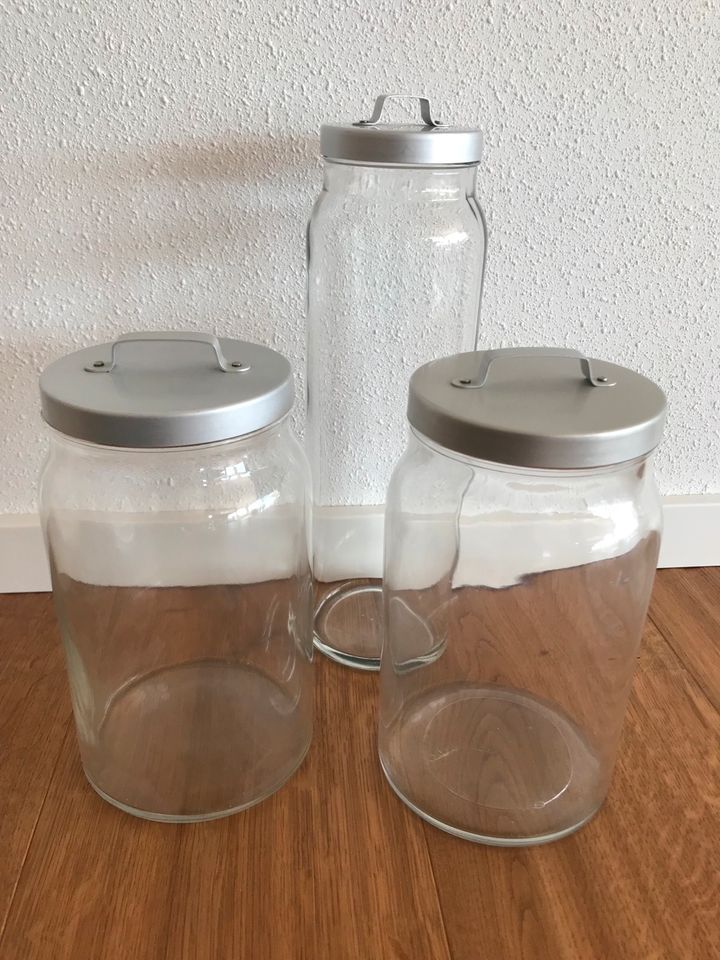 Vorratsbehälter aus Glas 3er Set in Weinstadt