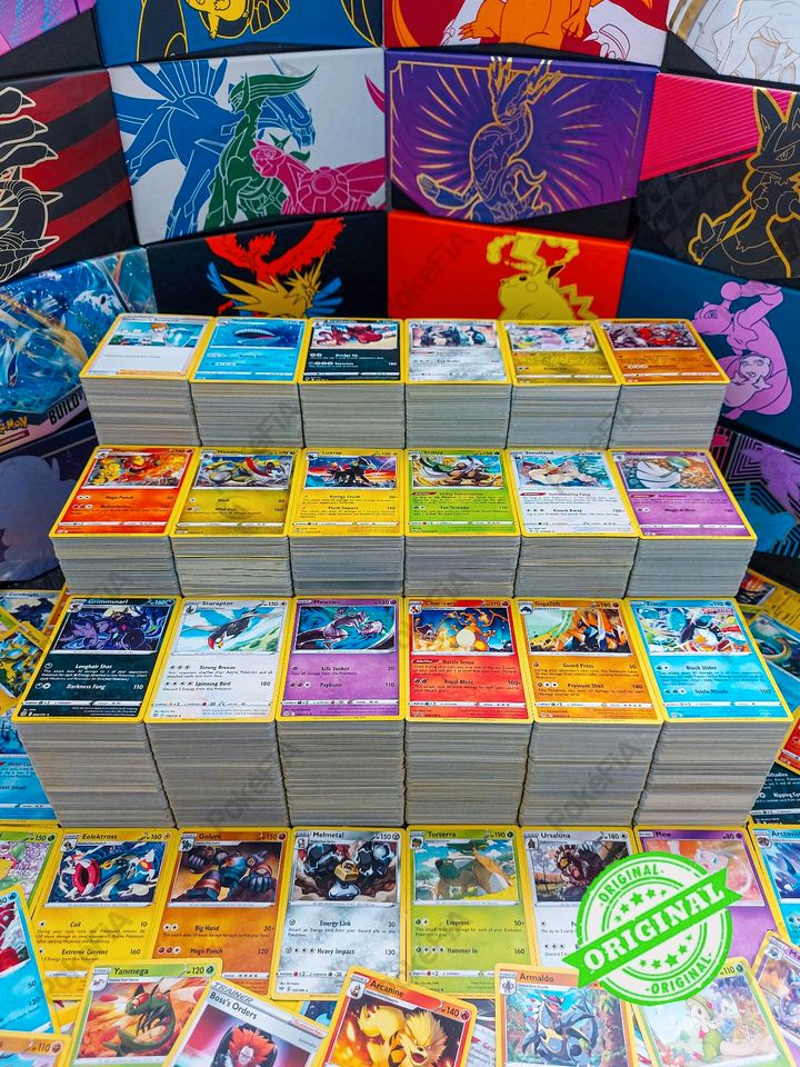 ➡️300 Originale! + ULTRA & 25 Legendäre, Holos/Rares + Pikachu Evoli TIN-BOX Bundle✅️ 100% Original XXL Sammlung | Pokémon-Karten Ab 2 Mewtu Mew Ab 4 Glurak | Pokemon-Karten | Geschenk Sammel-Karten✅️ in Idar-Oberstein