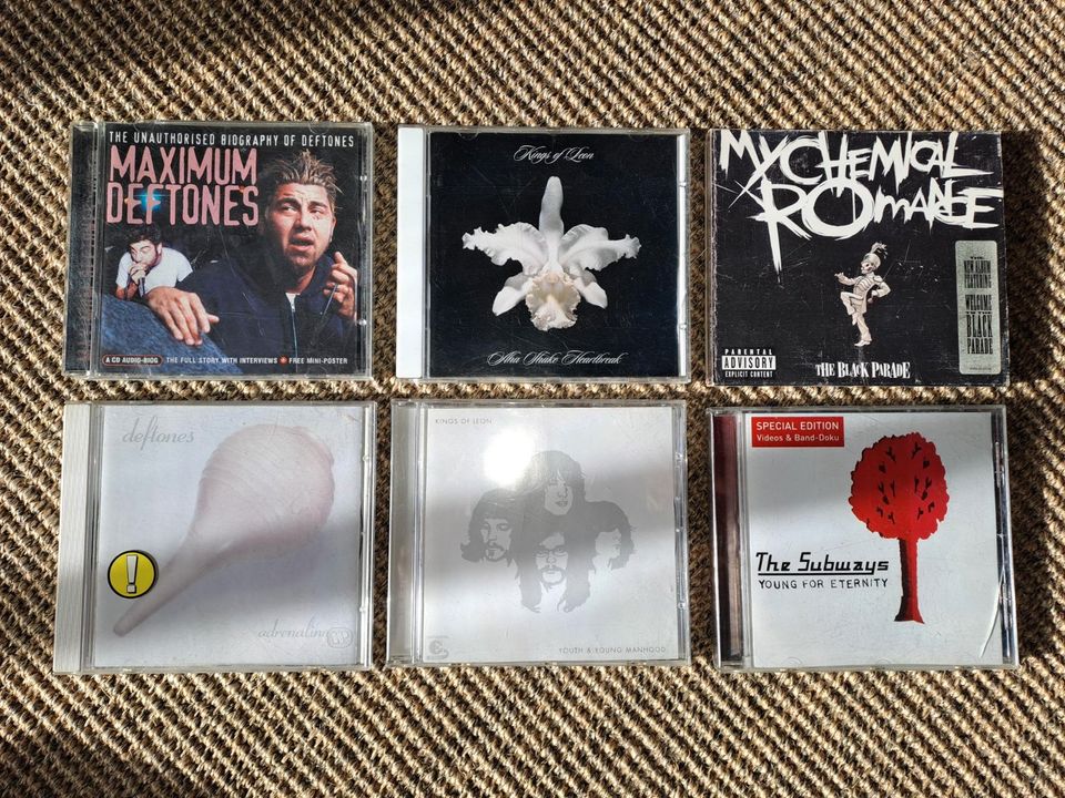 CD Paket Deftones Kings of Leon The Subways My chemical romance in Warburg