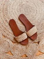 Zara Pantoletten Sandalen 39 boho gold braun beige Brandenburg - Werder (Havel) Vorschau