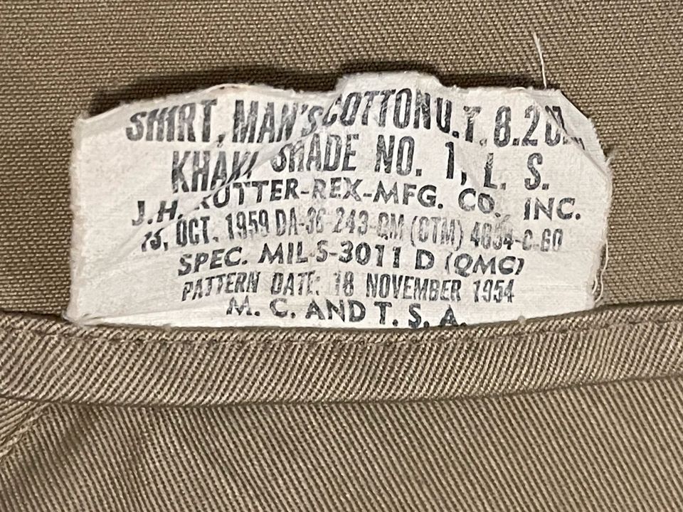 US Army Original Shirt Airborne 1954. groß 15X33 (S/M) Top in Krefeld