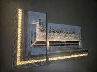 3er Set 3D Struktur-Bild, 70x128 cm, Unikat, Handarbeit, 400 LED Brandenburg - Potsdam Vorschau