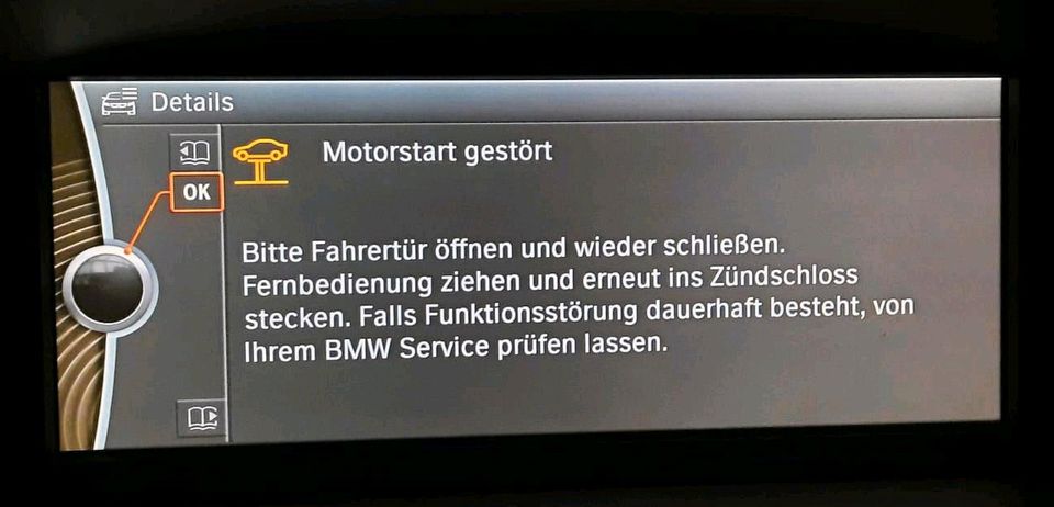 BMW "Motorstart gestört" Fehler Reparatur -> Motor startet nicht in Wiesbaden