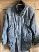 Echte Nubuk Lamm Jacke Vintage Sportiv Lederjacke Anthrazit Dresden - Neustadt Vorschau