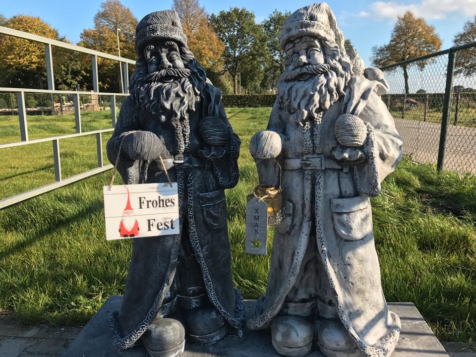 XL Weihnachtsmann 120kg 106cm Nikolaus Zwerg Gartenzwerg Wichtel in Goch