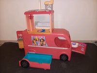 Neu Mattel Barbie Pop Up Popup Camper 3 Ebenen rosa Wohnmobil Bus Nordrhein-Westfalen - Jüchen Vorschau