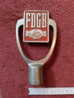 DDR FDGB Fahnenspitze  Original. Aluminium Sachsen-Anhalt - Aspenstedt Vorschau