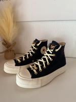 Converse Chucks Schwarz Plateau NEU 39,5 Herz All Stars Lift Hessen - Heuchelheim Vorschau