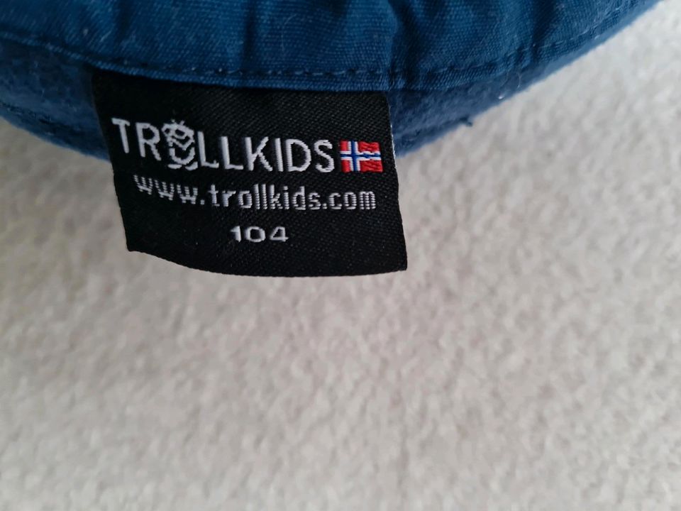 Trollkids * Outdoorhose* gefüttert * 104*Wandern* blau * Frühjahr in Stuttgart