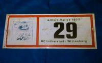 Wartburg Rallye 4. Elbit Rallye 1972 Startnummer / Wittenberg Sachsen-Anhalt - Querfurt Vorschau
