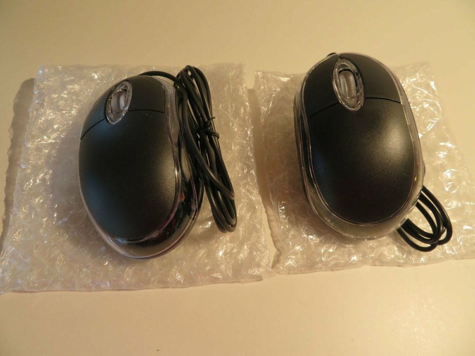 2 x Computer Mouse - schwarz - Neu - OVP in Hofkirchen