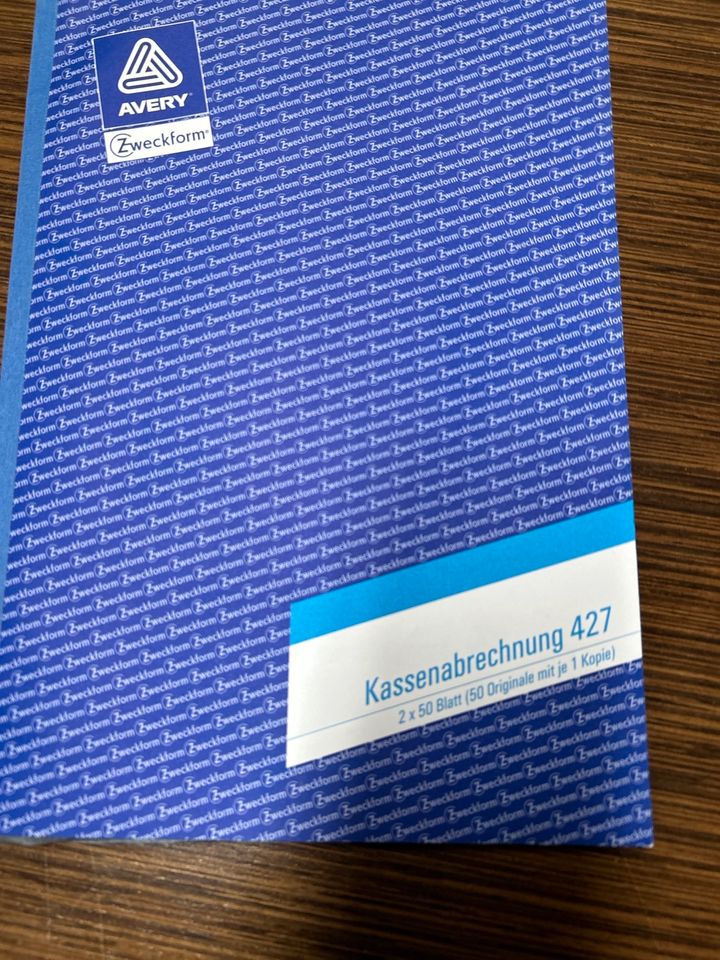 Kassenabrechnung Buch 427 in Soyen