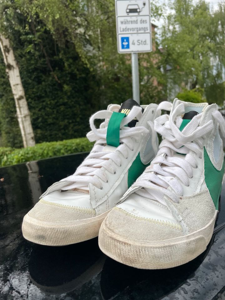 Nike Blazer weiß grün 45 in Düsseldorf