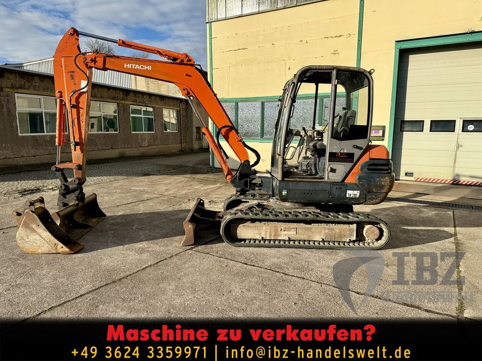 Hitachi ZX50 Kettenbagger Mobilbagger Minibagger 5t Bagger ZX 50 in Ohrdruf