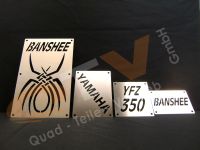 Yamaha YFZ 350 Banshee  Warnschilder-Satz Edelstahl Design Spinne Baden-Württemberg - Hardthausen Vorschau