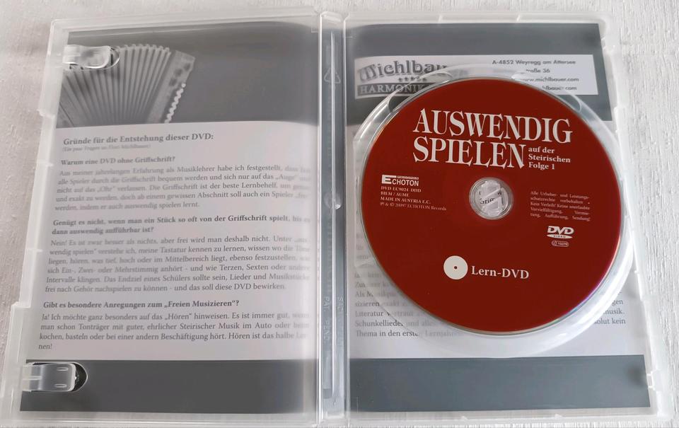 Lern-DVD: Auswendig Spielen lernen auf der Steirischen Harmonika in Gefrees