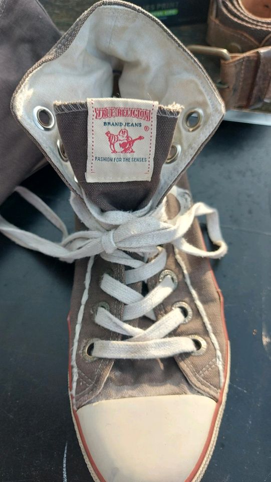 Original True Religion Sneaker, Gr. 44 in Braunfels