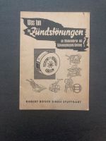 Bosch Anleitung, Zündstörungen, Ausgabe März 1954 Baden-Württemberg - Vaihingen an der Enz Vorschau