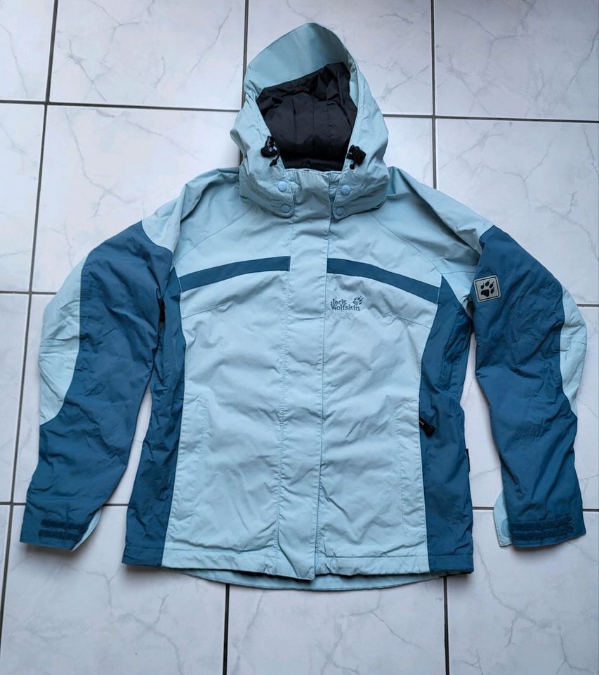 Outdoorjacke Jacke Jack Wolfskin Texapore hellblau, Gr. S in Saarbrücken