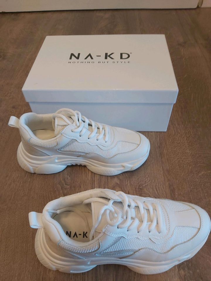 NA-KD Mixed Upper Trainers original Damen Sneaker EU Gr. 39 in Berlin