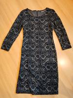 gr.xs gr.34 grau schwarz Kleid Etuikleid langarm  Hochzeit Geburt Baden-Württemberg - Heddesheim Vorschau