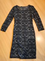 gr.xs gr.34 grau schwarz Kleid Etuikleid langarm  Hochzeit Geburt Baden-Württemberg - Heddesheim Vorschau