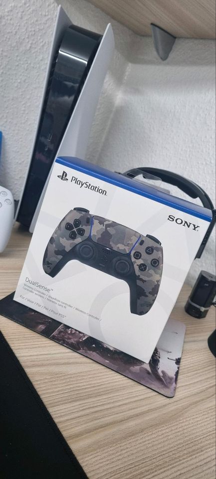 PS5 Controller DualSense Wireless-Controller - Grey Camouflage in Gladbeck