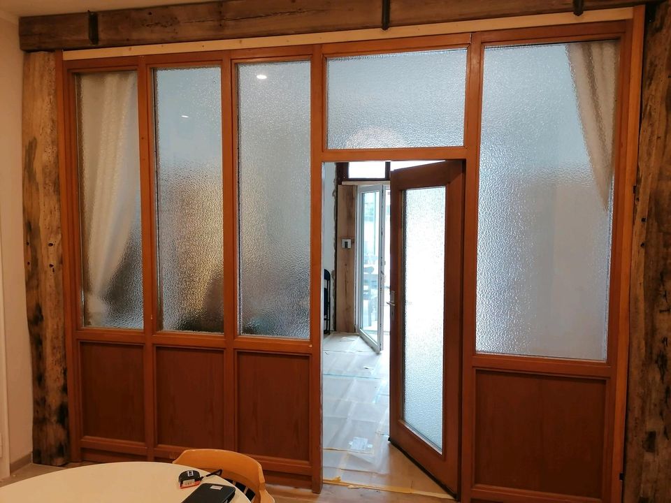 Thermo Glas Trennwand mit Tür  Diele Deele in Stemwede
