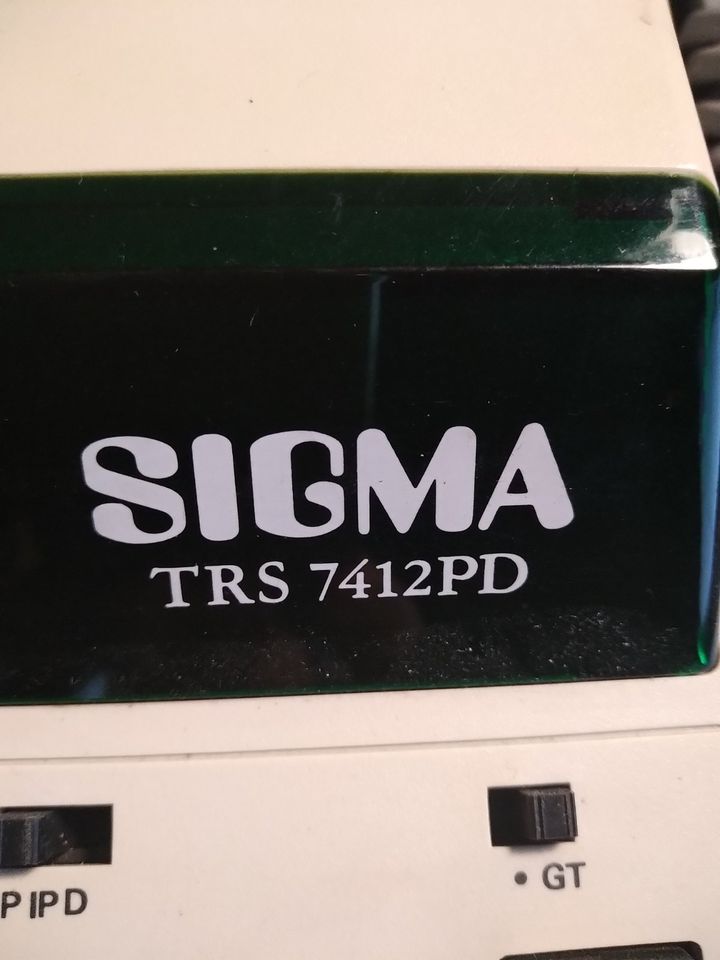 Tischrechner SIGMA TRS 7412PD gebraucht in Berlin