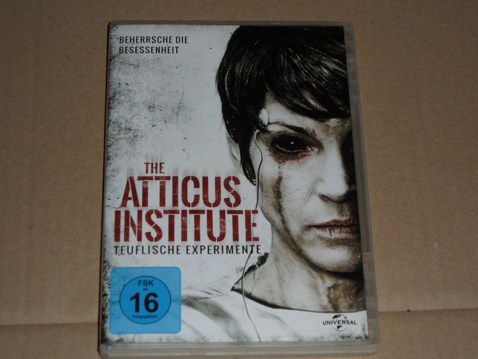 THE ATTICUS INSTITUTE TEUFLISCHE EXPERIMENTE HORROR DVD in Ludwigshafen