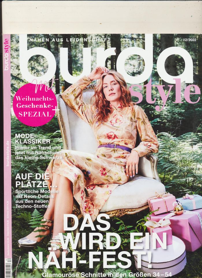 Modemagazin Burda Style 12 2022 Das wird ein Näh Fest in Duisburg