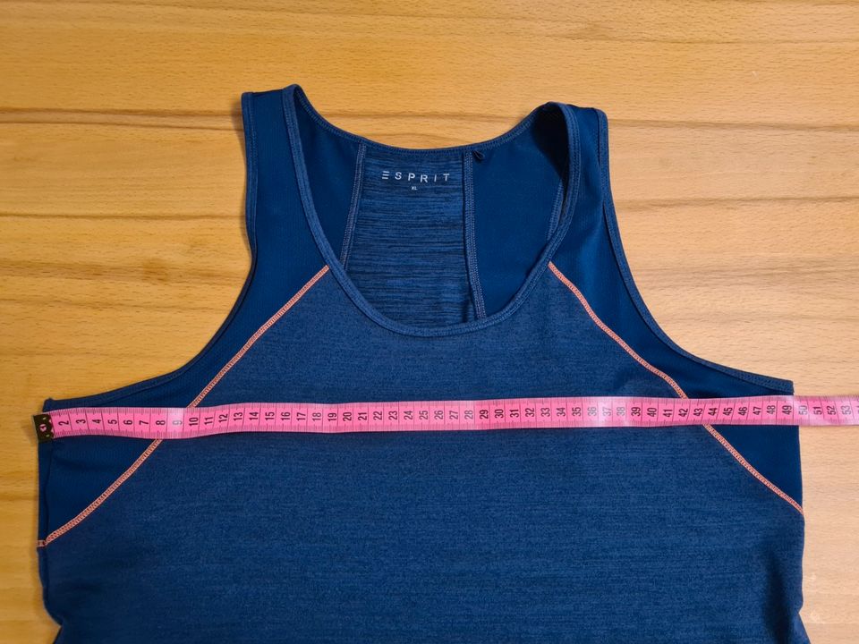 Esprit Damen Funktionsshirt Gr. XL dunkelblau TOP Zustand in Grafenau