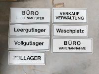 Diverse Schilder Hinweis-Schilder Hinweis-Schild Lager Büro Zoll Hessen - Offenbach Vorschau