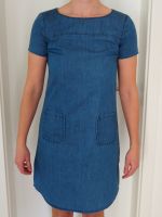 blaues Kleid in Jeans-Optik von More&More - Gr. 36 Bayern - Landsberg (Lech) Vorschau