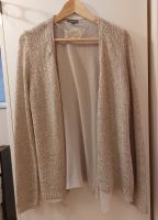 Strickjacke Street One beige mit Glitzer, Größe 40 München - Allach-Untermenzing Vorschau