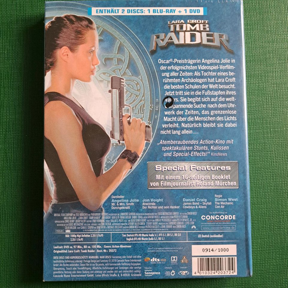 Lara Croft - Tomb Raider Mediabook (Blu-Ray+DVD) NEU OVP in Kassel