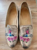 Gabor Slipper schimmer pink rose Gold Größe 6 39 Niedersachsen - Großefehn Vorschau