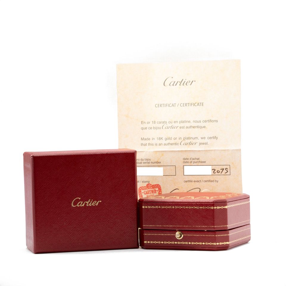 Cartier Ohrringe aus 18 Karat Roségold, Modell Ecrou, Fullset in Hamburg
