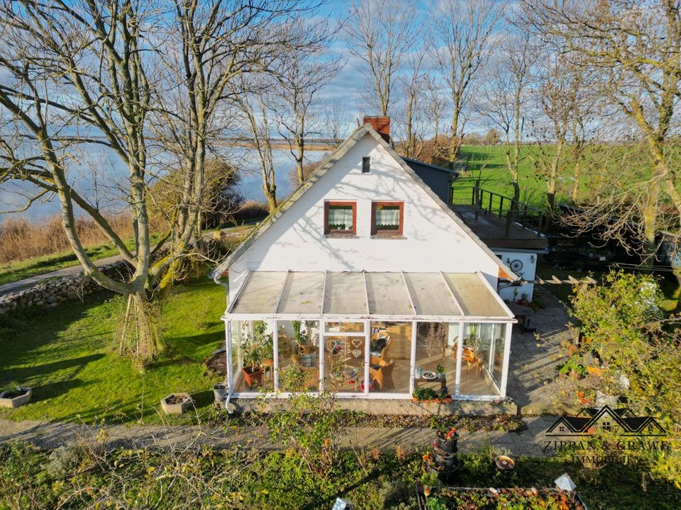 Charmantes Einfamilienhaus mit Panoramablick auf Hiddensee in Schaprode