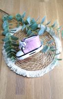 Chucks Keramik Topf Baby Schuh rosa Deko Geschenk Geburt Saarland - Homburg Vorschau