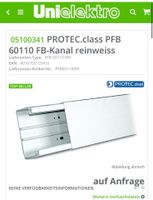 PROTEC.class Kabelkanal Fensterbankkanal 60x110 reinweiss Niedersachsen - Ihlow Vorschau