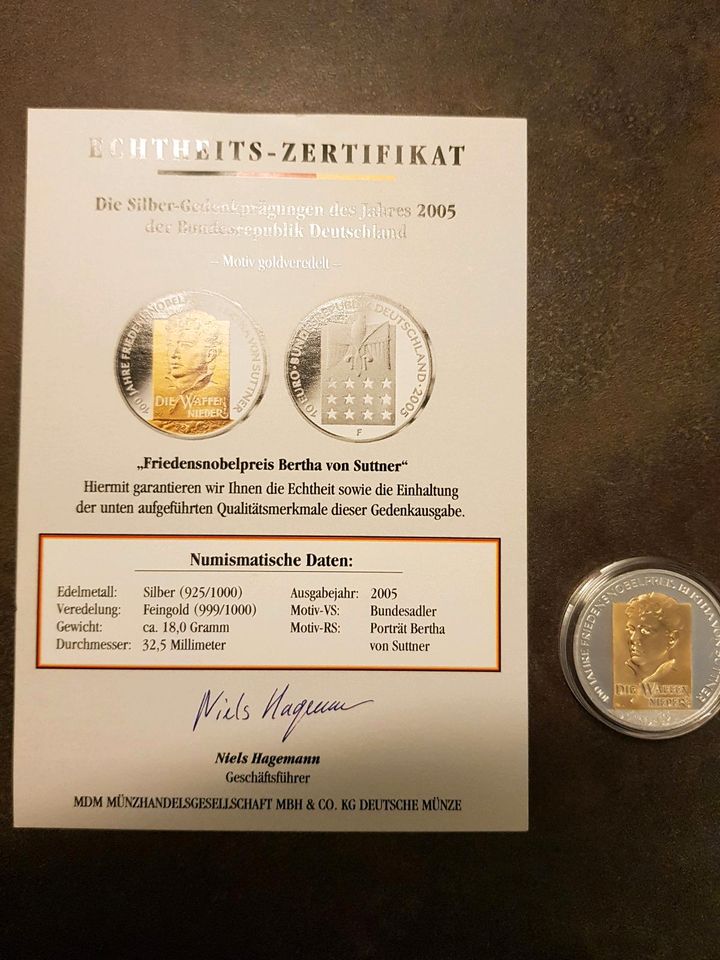 10€ Gedenkmünzen Silber und Gold in Rostock