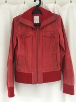 Bershka echt Leder Jacke rot Herbst -L- Hamburg-Nord - Hamburg Eppendorf Vorschau