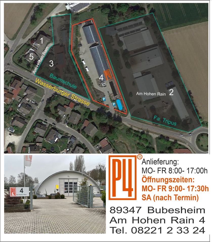 P4 Balkonkraftwerk 1.720 Wp/ 1.200W, Hoymiles 2x HM- 600 in Bubesheim