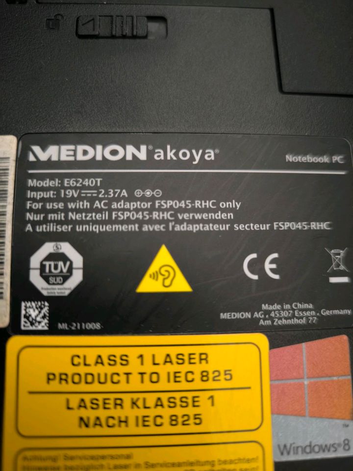 Medion Akoya Laptop ohne hdd e6240t in Schönefeld