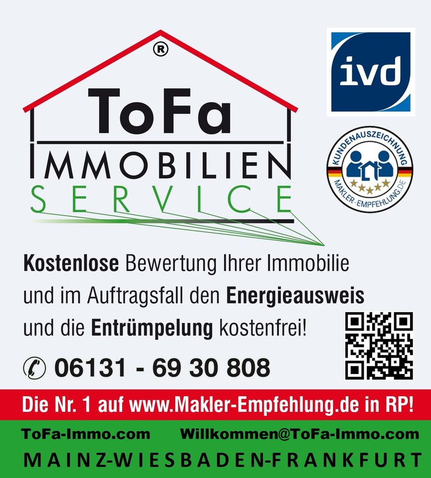 ToFa: Haushaltsauflösung Wohnung/Haus oder Firma - kostenfrei im Alleinauftrag bei Verkauf ab 500k € in Mainz