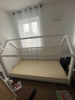 Hausbett Zeltbett 90x200 Weiß mit Matratze und Lattenrost Bayern - Fürstenfeldbruck Vorschau